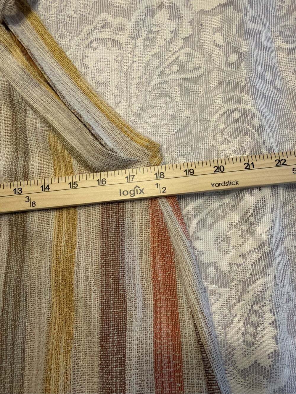 W5 Womens Multicolor Striped Halter Top Sleeveless Frayed Hem M Meas In Pics - Picture 5 of 5